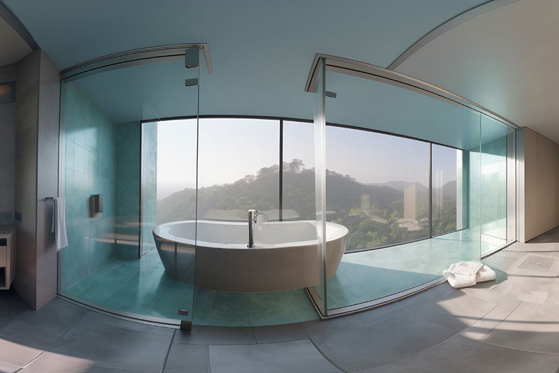 Semi-Frameless Shower